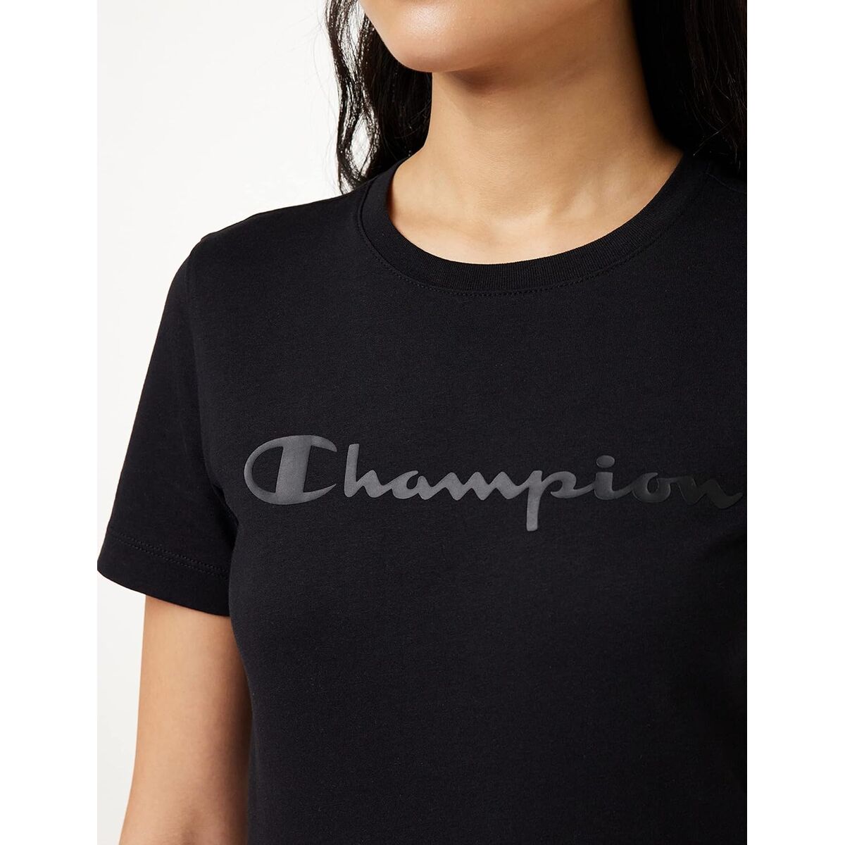 Women’s Short Sleeve T-Shirt Champion Black