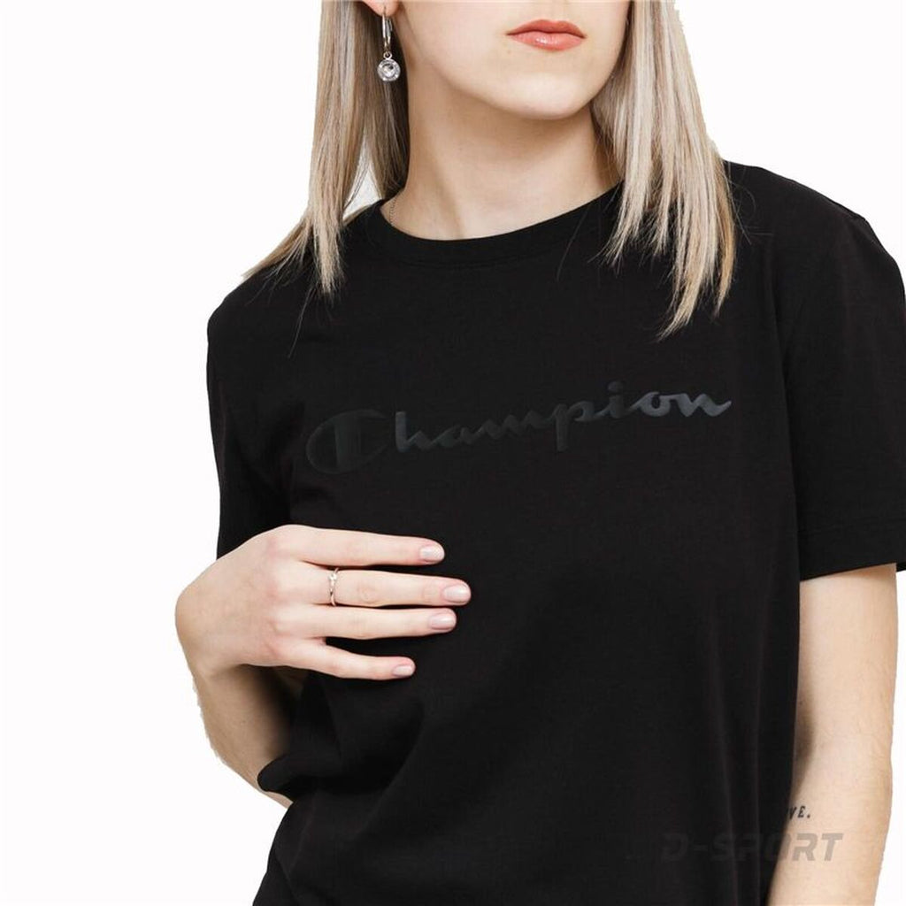 Women’s Short Sleeve T-Shirt Champion Black